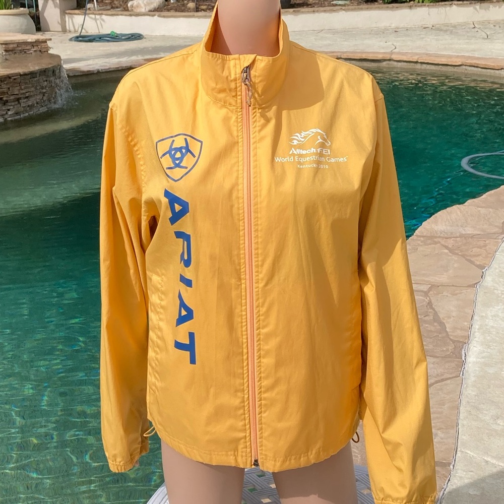 Ariat Equestrian World Games Jacket Full Zip Yellow